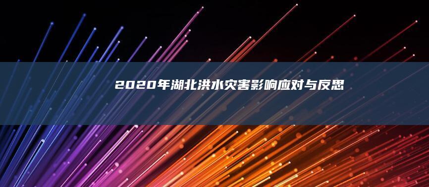 2020年湖北洪水灾害：影响、应对与反思